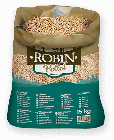 worek pelletu opałowego Robin do kupienia w Imielinie lub sklepie internetowym